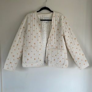 Madewell quilted daisy chore jacket